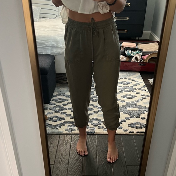 Thread and Supply Olive green joggers small - Picture 7 of 11